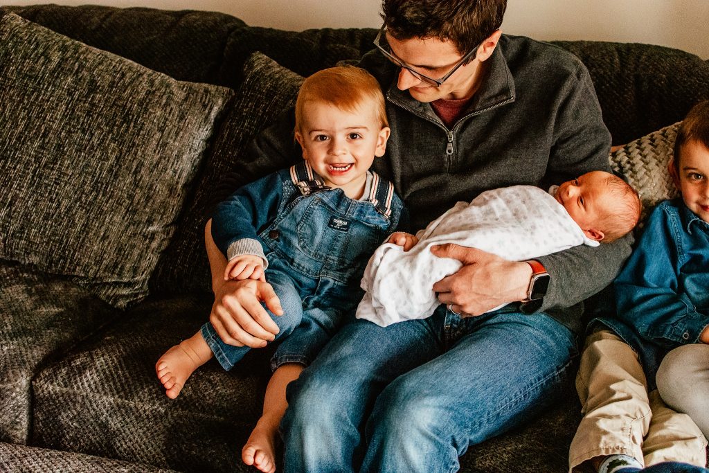 Appleton in-home newborn photography 