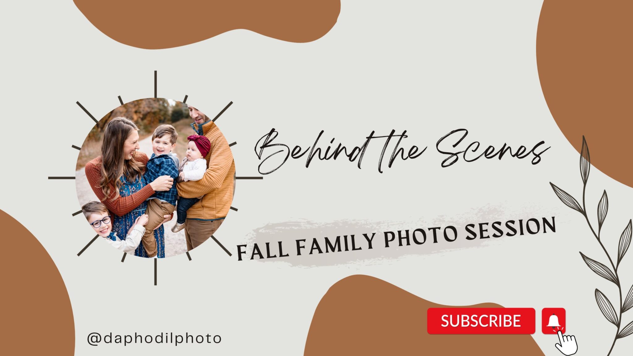 fall family photo session behind the scenes by daphodil photo appleton family photographer
